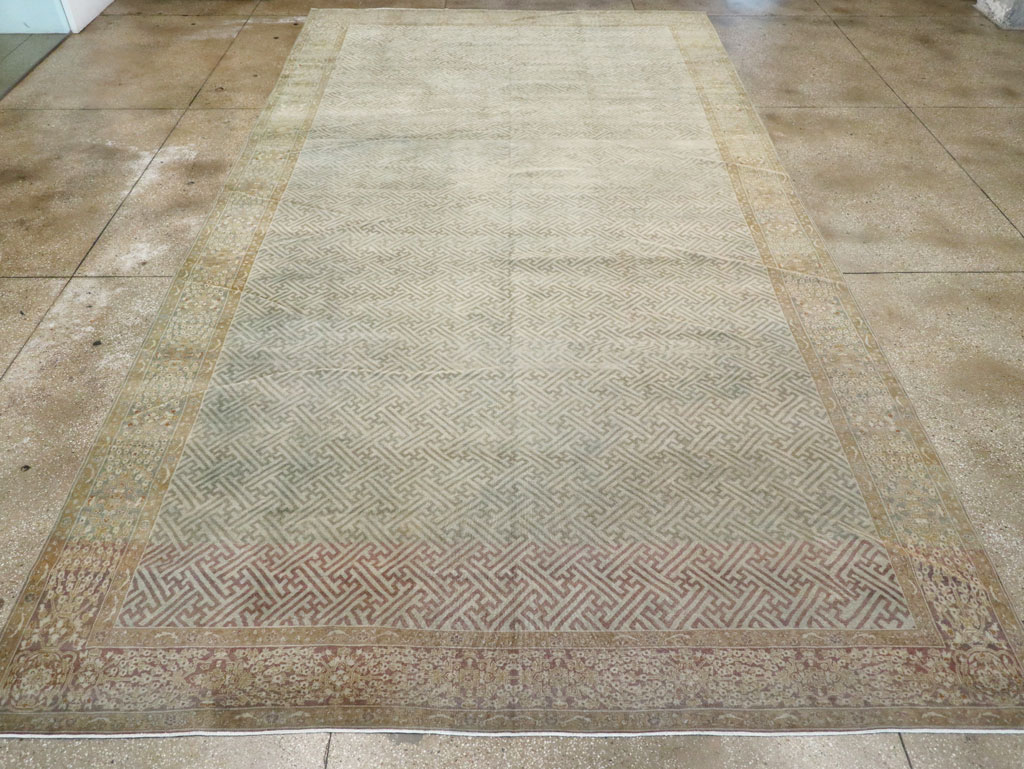 Antique Indian Lahore Carpet, No.23122 - Gss