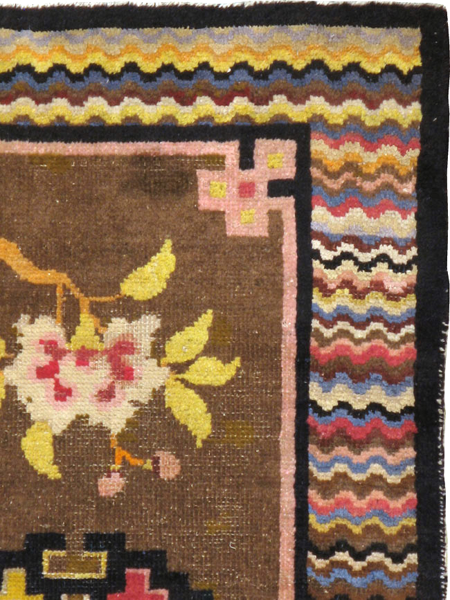 Vintage Turkestan Tibetan Rug, No.23124 - Gss