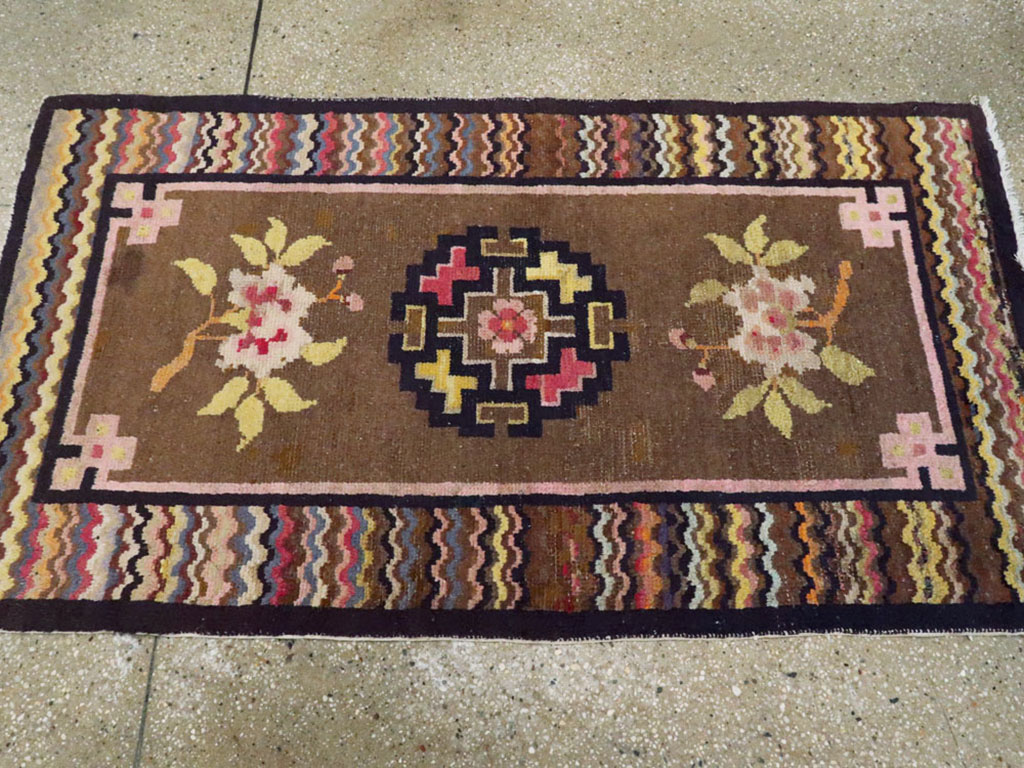 Vintage Turkestan Tibetan Rug, No.23124 - Gss