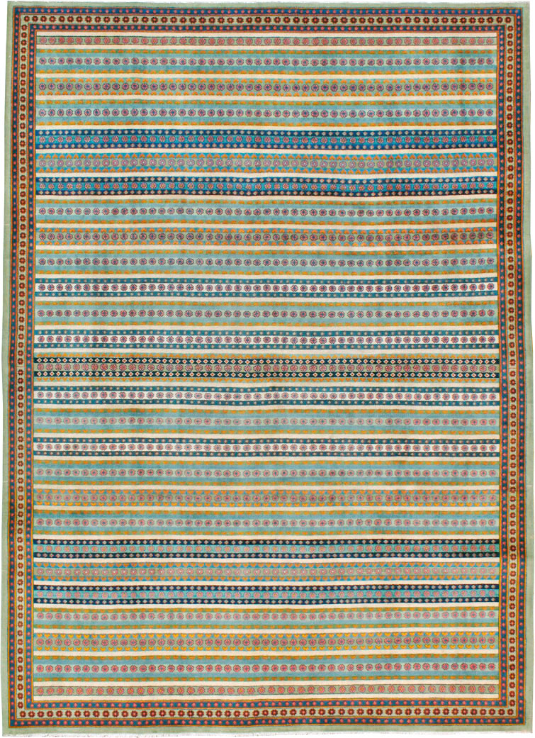 Vintage Persian Kashan Carpet, No.23128 - Gss