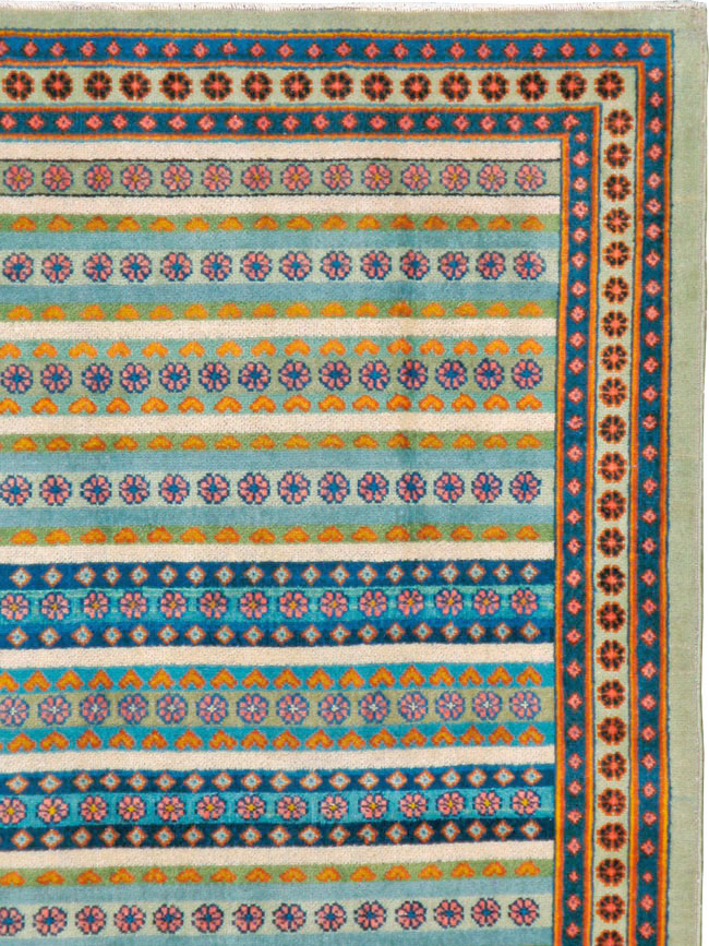 Vintage Persian Kashan Carpet, No.23128 - Gss