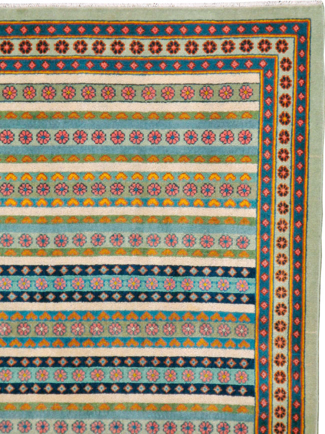 Vintage Persian Kashan Carpet, No.23128 - Gss