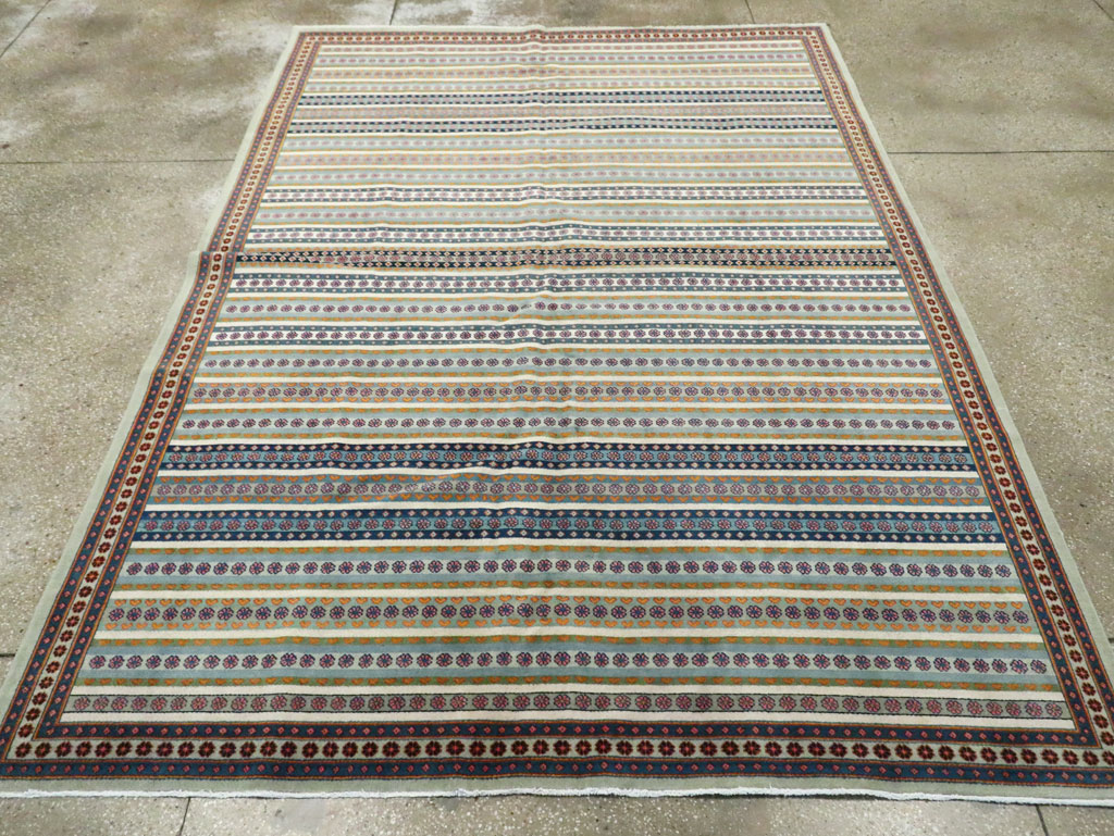 Vintage Persian Kashan Carpet, No.23128 - Gss
