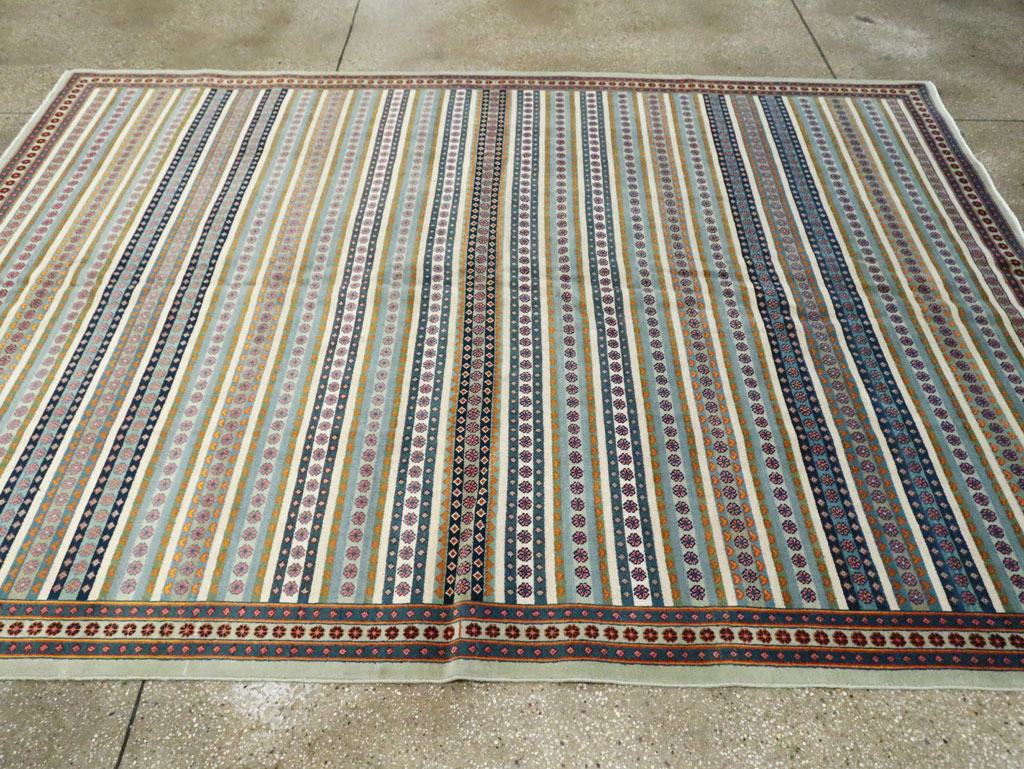 Vintage Persian Kashan Carpet, No.23128 - Gss