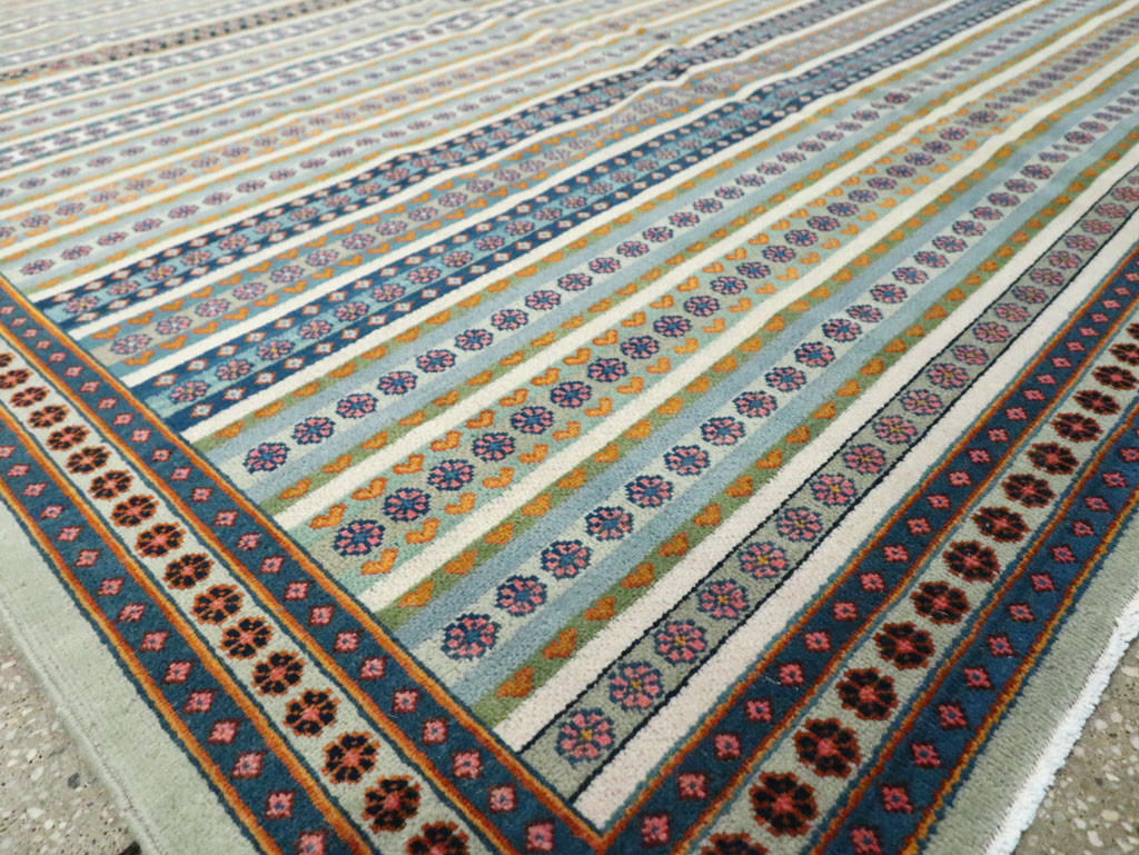 Vintage Persian Kashan Carpet, No.23128 - Gss