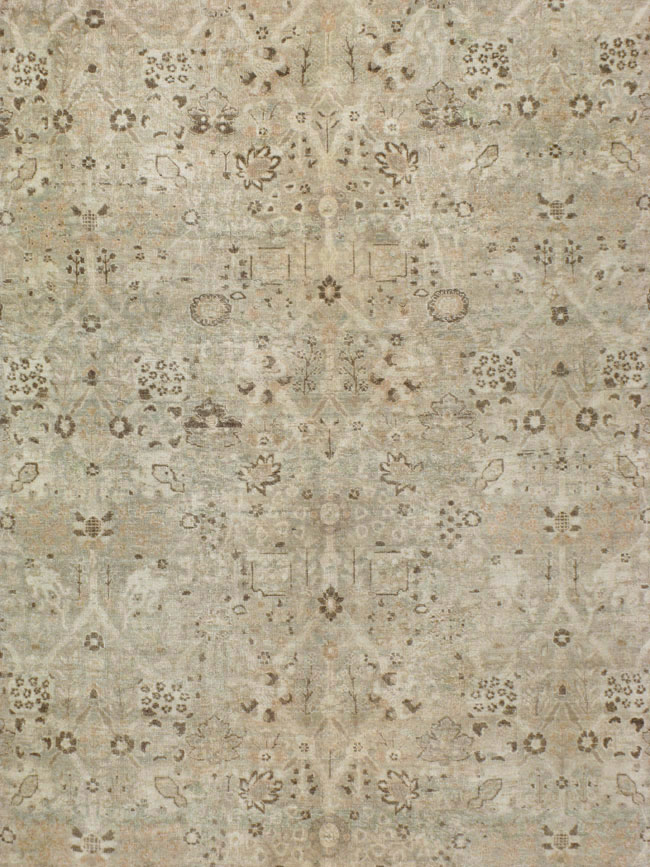 Antique Persian Tabriz Carpet, No.23129 - Gss