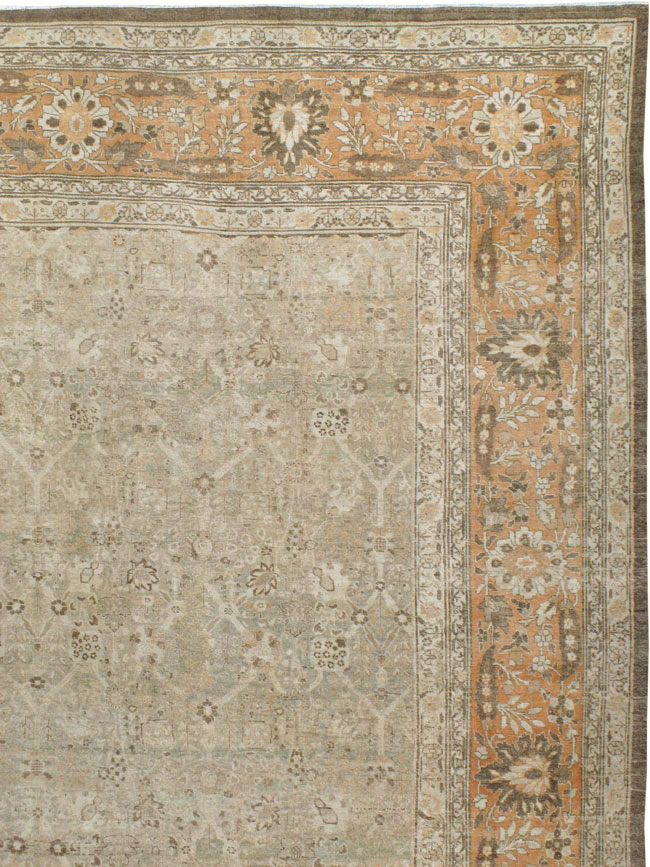 Antique Persian Tabriz Carpet, No.23129 - Gss