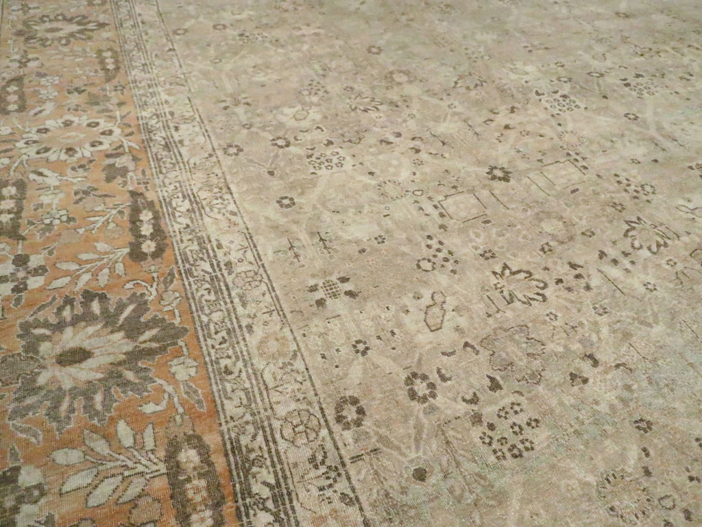 Antique Persian Tabriz Carpet, No.23129 - Gss