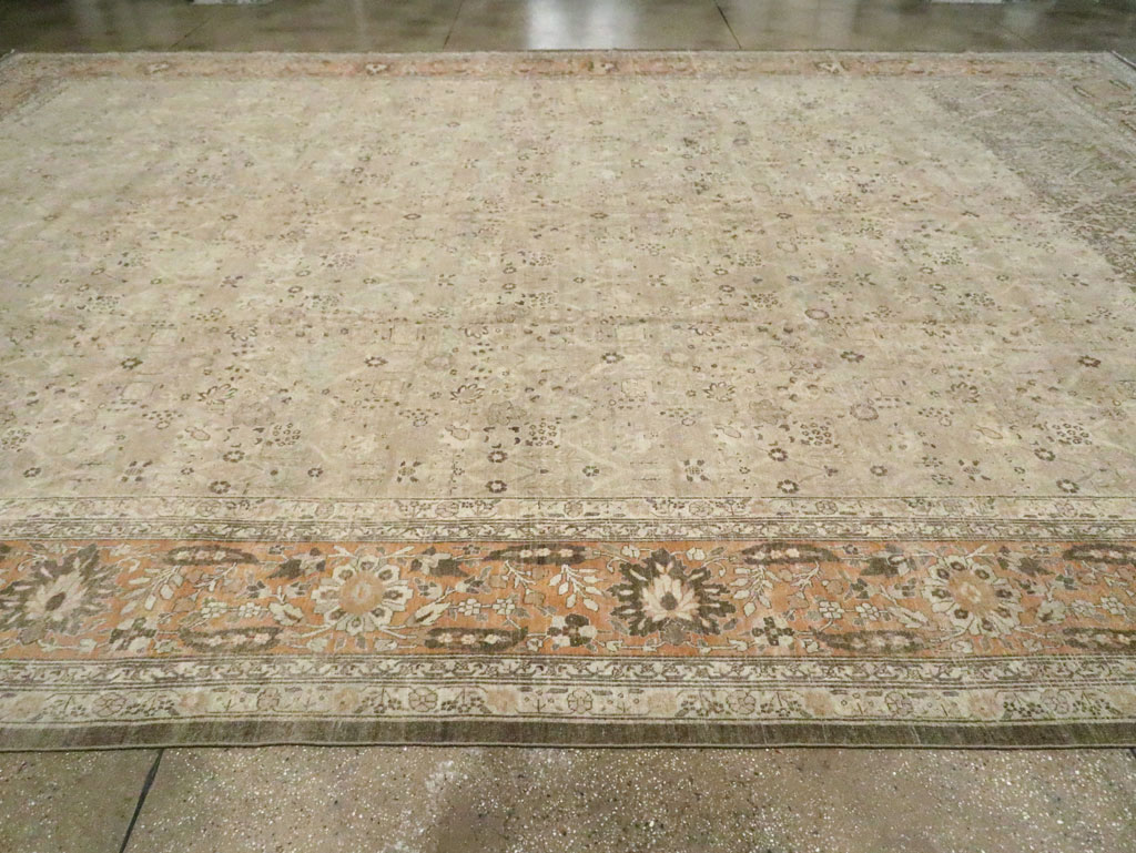 Antique Persian Tabriz Carpet, No.23129 - Gss