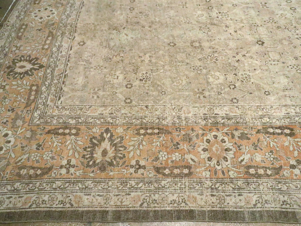 Antique Persian Tabriz Carpet, No.23129 - Gss