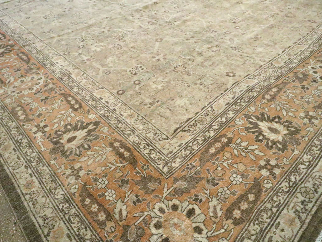 Antique Persian Tabriz Carpet, No.23129 - Gss