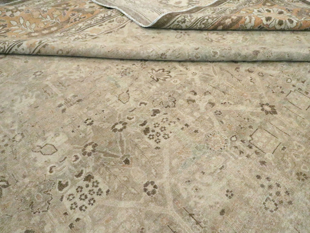 Antique Persian Tabriz Carpet, No.23129 - Gss