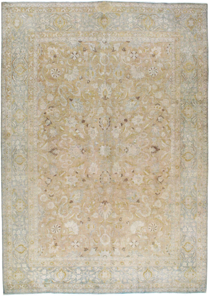 Antique Persian Tabriz Carpet, No.23137 - Gss