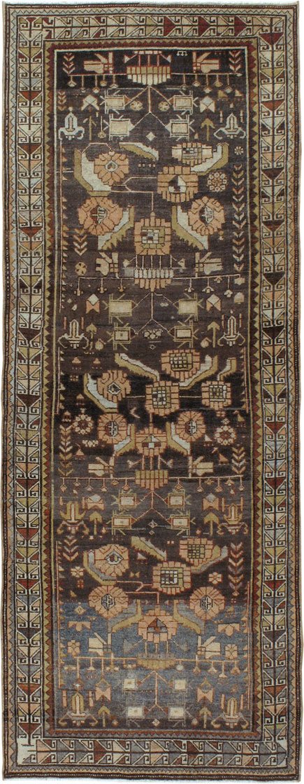 Vintage Persian Malayer Runner, No.23139 - Gss