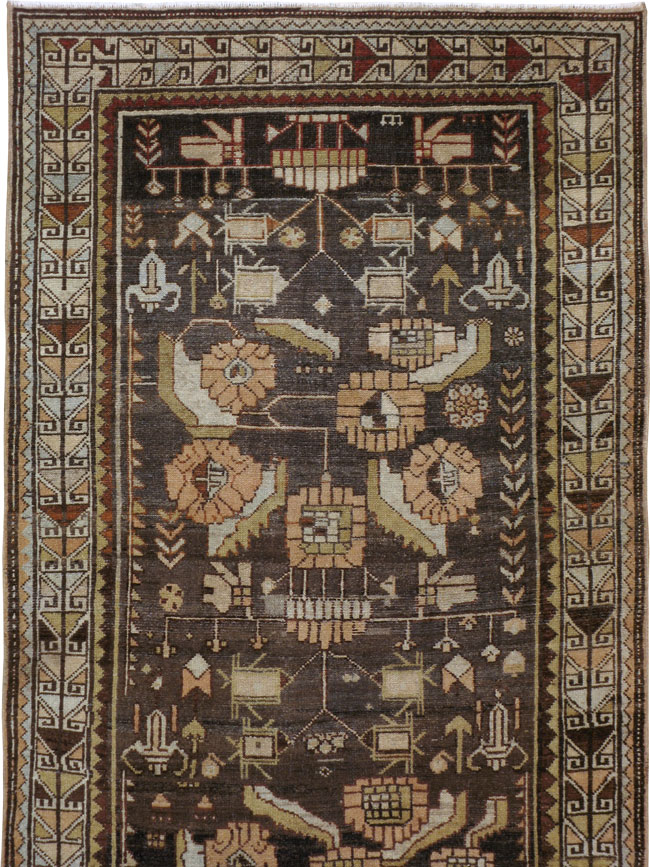 Vintage Persian Malayer Runner, No.23139 - Gss