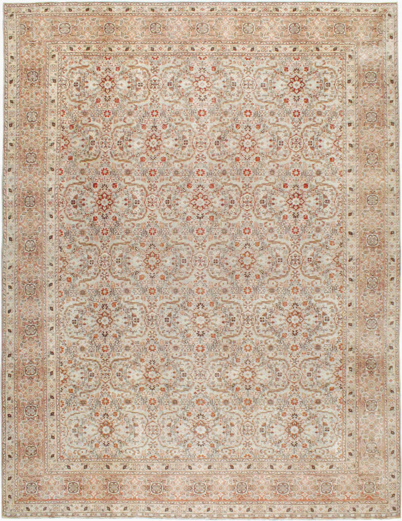 Antique Perian Tabriz Carpet, No.23144 - Gss