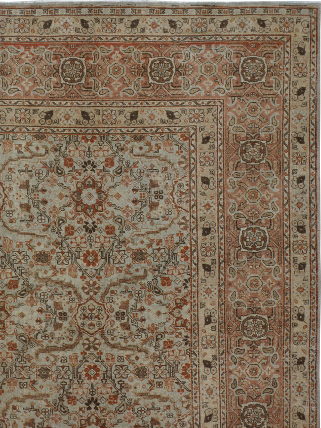 Antique Perian Tabriz Carpet, No.23144 - Gss