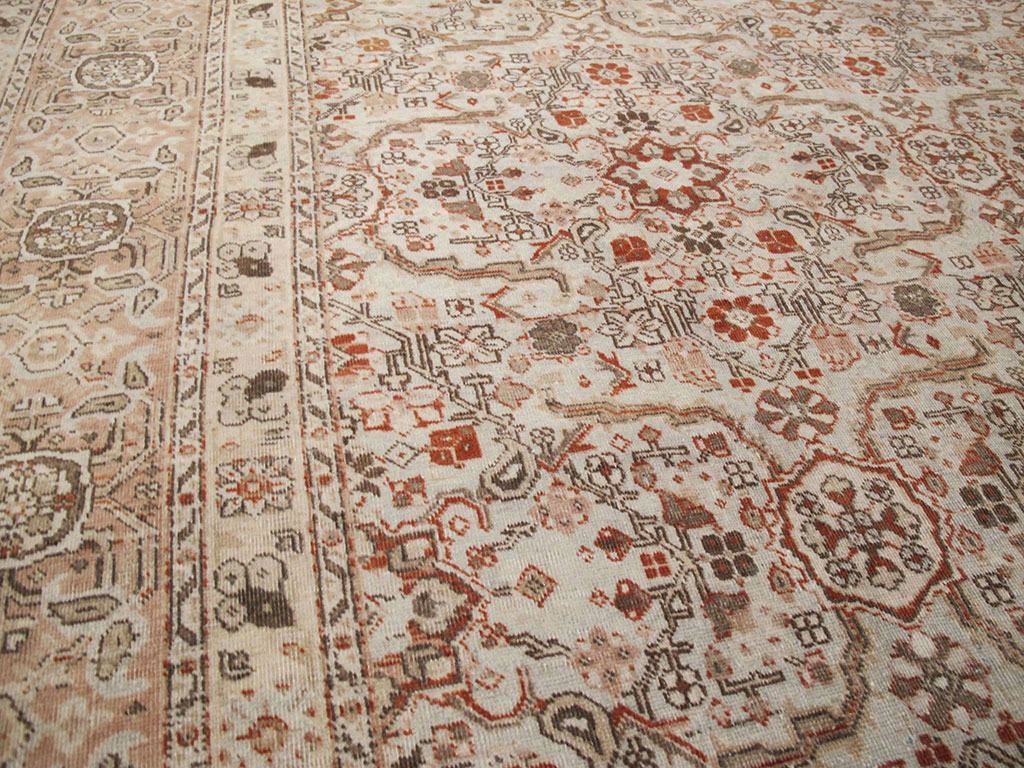 Antique Perian Tabriz Carpet, No.23144 - Gss
