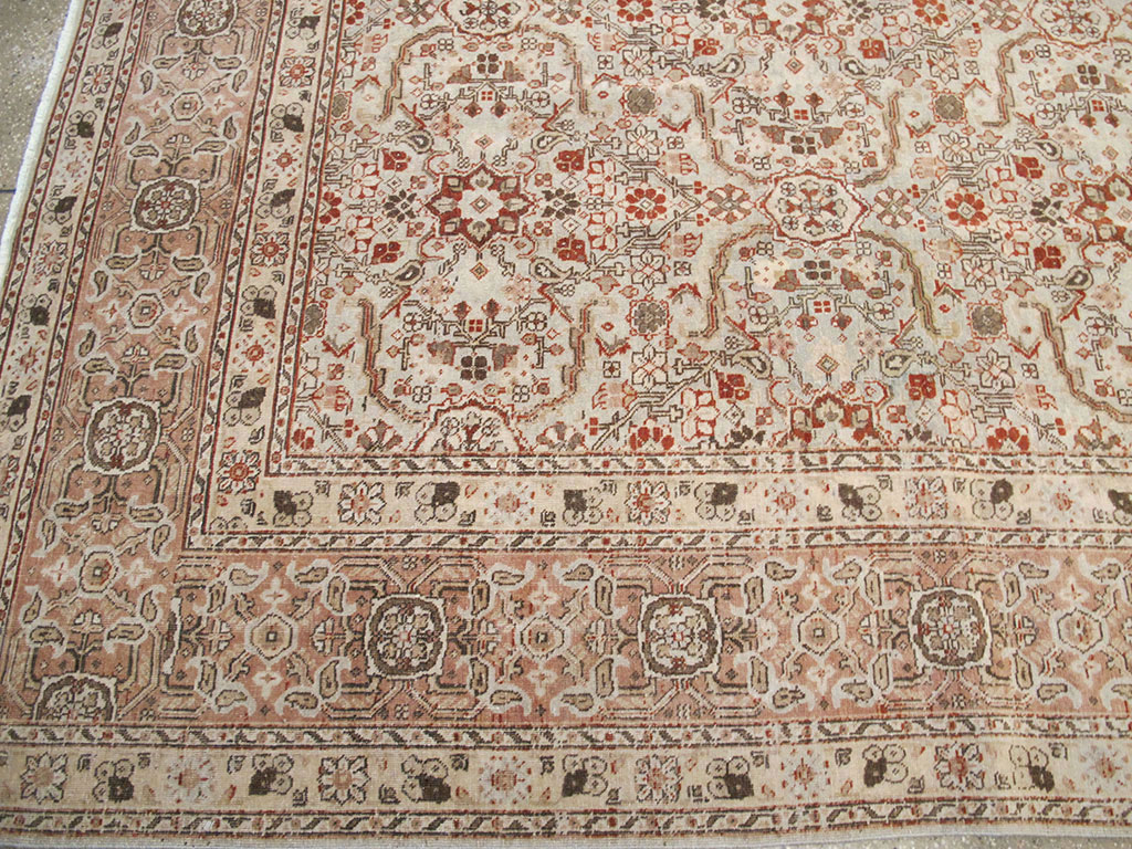 Antique Perian Tabriz Carpet, No.23144 - Gss