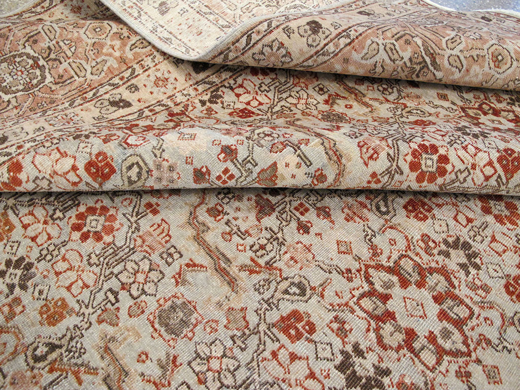 Antique Perian Tabriz Carpet, No.23144 - Gss