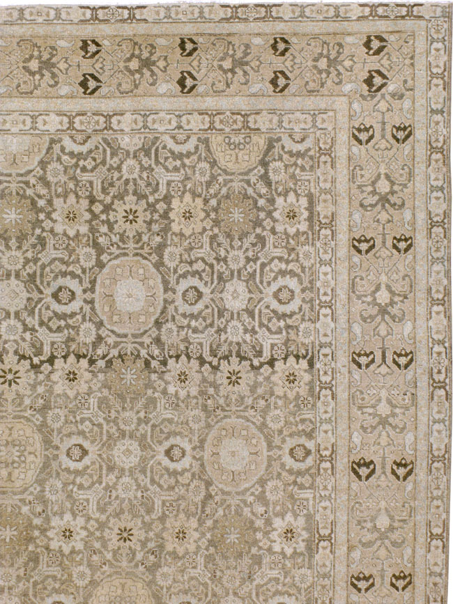 Antique Persian Tabriz Carpet, No.23149 - Gss