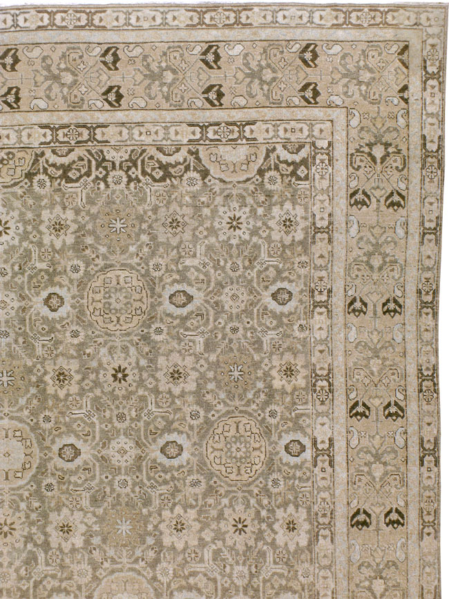 Antique Persian Tabriz Carpet, No.23149 - Gss