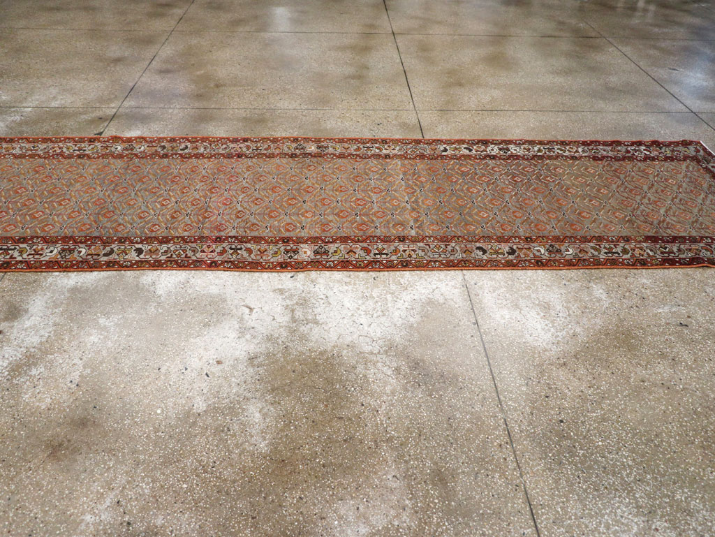 Vintage Persian Malayer Runner, No.23151 - Gss
