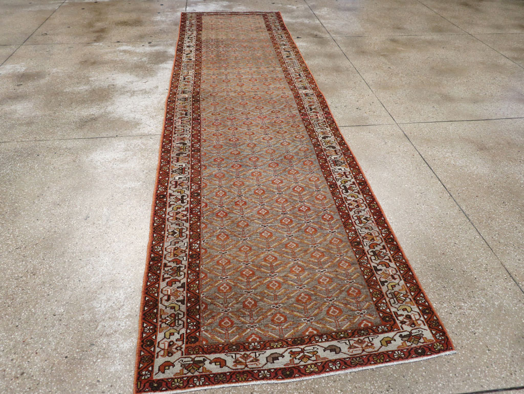 Vintage Persian Malayer Runner, No.23151 - Gss
