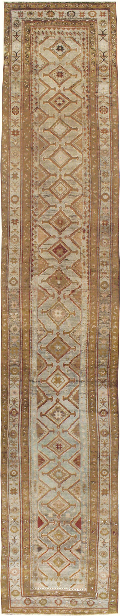 Antique Persian Kurdish Runner, No.23167 - Gss