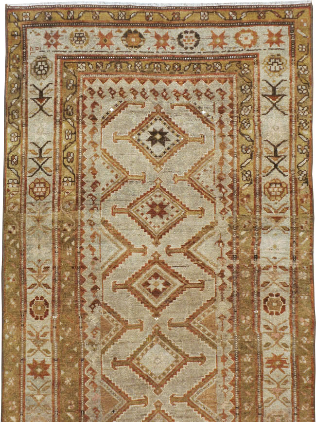 Antique Persian Kurdish Runner, No.23167 - Gss