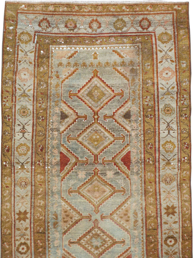 Antique Persian Kurdish Runner, No.23167 - Gss