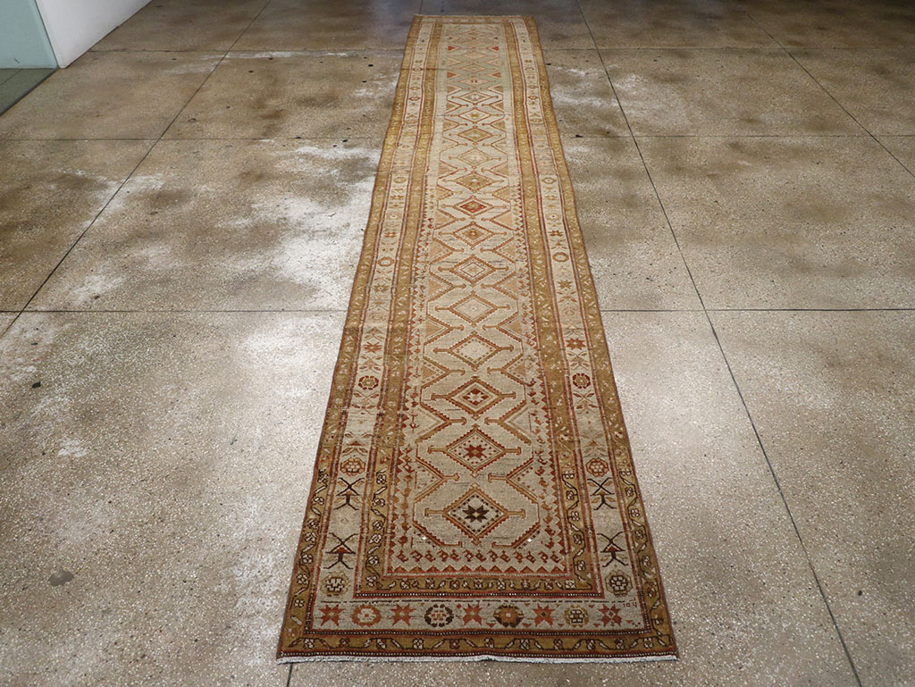 Antique Persian Kurdish Runner, No.23167 - Gss
