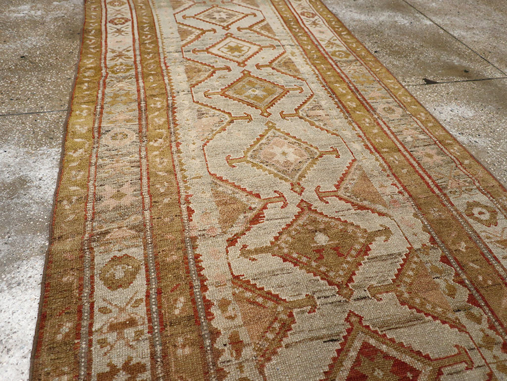 Antique Persian Kurdish Runner, No.23167 - Gss