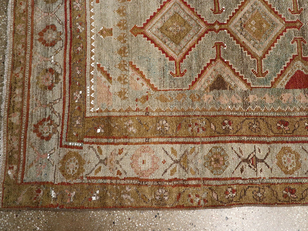 Antique Persian Kurdish Runner, No.23167 - Gss
