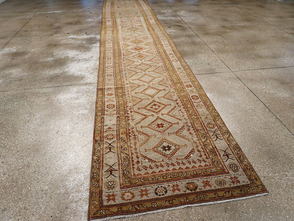 Antique Persian Kurdish Runner, No.23167 - Gss