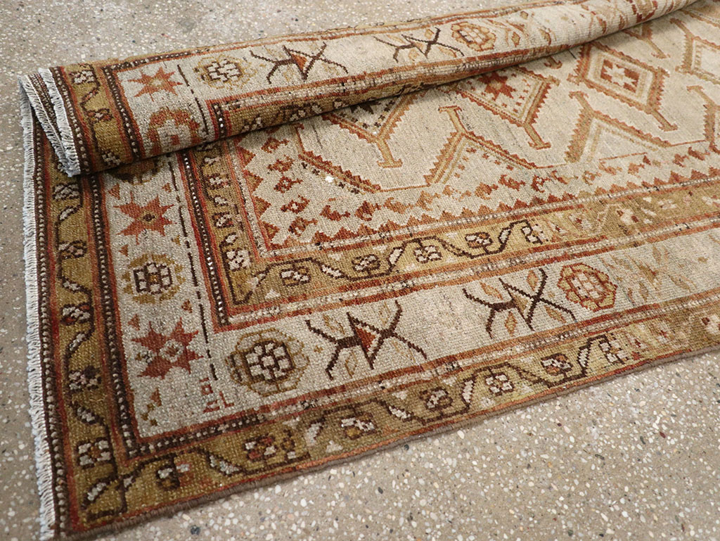 Antique Persian Kurdish Runner, No.23167 - Gss