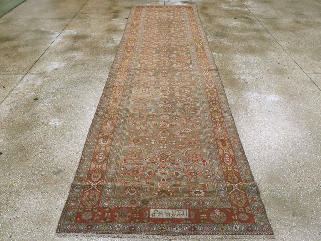 Antique Persian Kurdish Runner, No.23178 - Gss