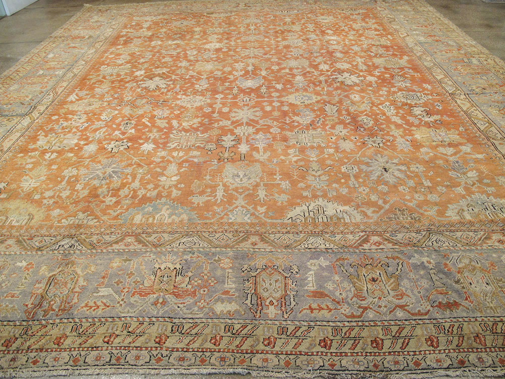 Antique Turkish Ghiordes Carpet, No.23192 - Gss
