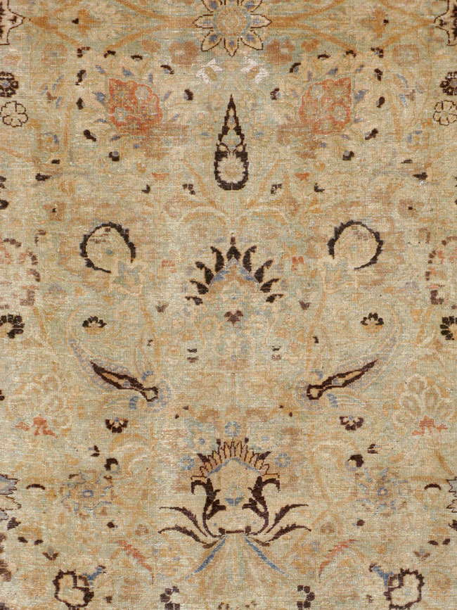 Antique Persian Mashad Square Carpet, No.23194 - Gss