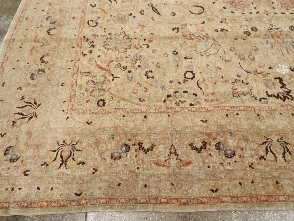 Antique Persian Mashad Square Carpet, No.23194 - Gss