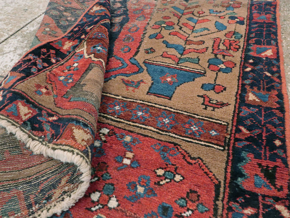 Antique Persian Bakhtiari Pictorial Rug, No.23200 - Gss