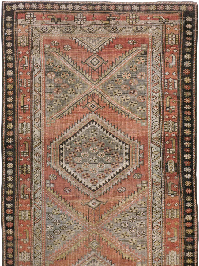Antique Persian Bidjar Runner, No.23206 - Gss