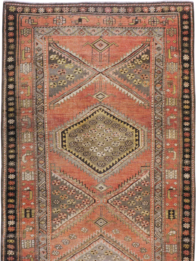 Antique Persian Bidjar Runner, No.23206 - Gss