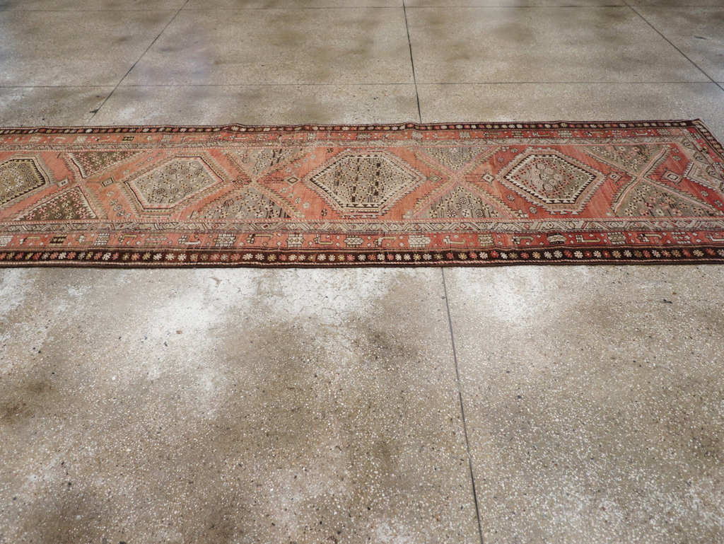 Antique Persian Bidjar Runner, No.23206 - Gss