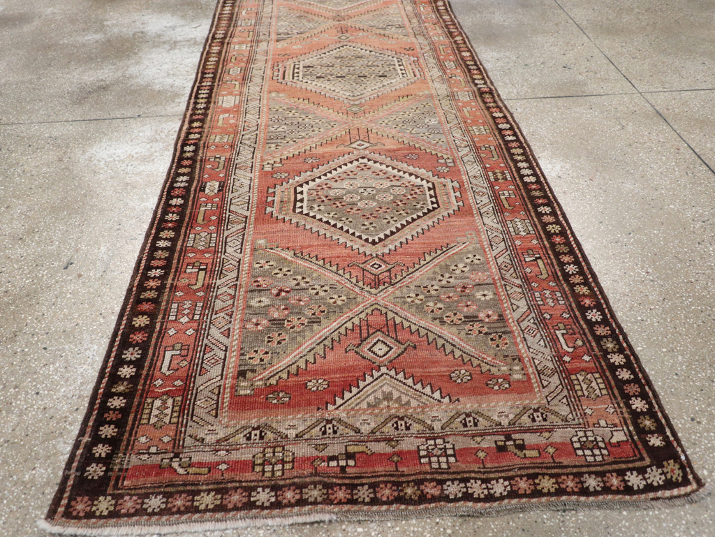 Antique Persian Bidjar Runner, No.23206 - Gss