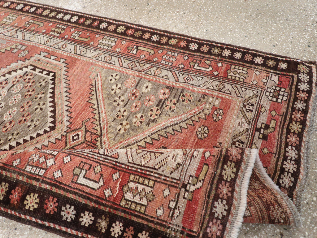 Antique Persian Bidjar Runner, No.23206 - Gss