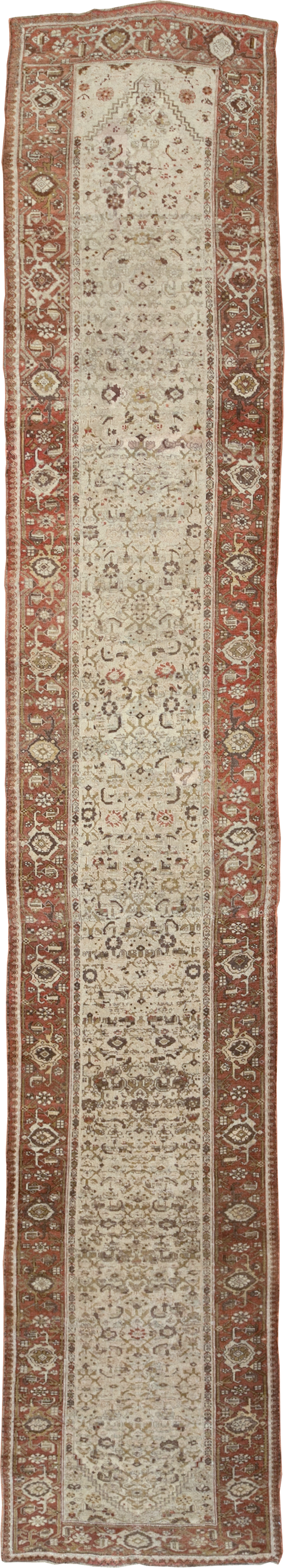 Antique Persian Bidjar Long Runner, No.23207 - Gss