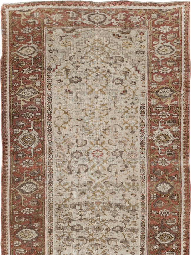 Antique Persian Bidjar Long Runner, No.23207 - Gss