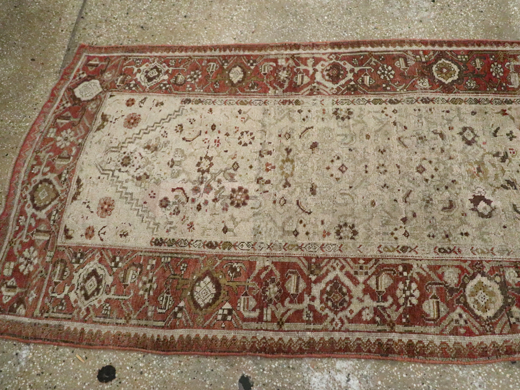 Antique Persian Bidjar Long Runner, No.23207 - Gss