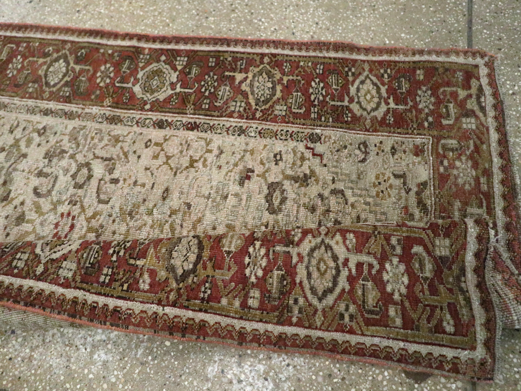 Antique Persian Bidjar Long Runner, No.23207 - Gss